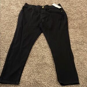 Black Pants with Gold Buttons